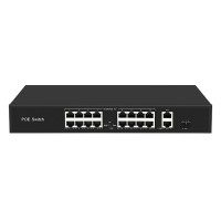 19 Port Gigabit Uplink 100M PoE Switch